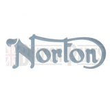Norton Silber Aufkleber