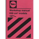 BSA 650ccm ab 1971 Workshop Manual