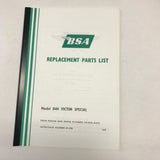 Ersatzteilbuch BSA B44 Victor Special 1970