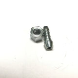 Überwurfmutter 7/16 mit Rackrohr 1/4 Schlauch